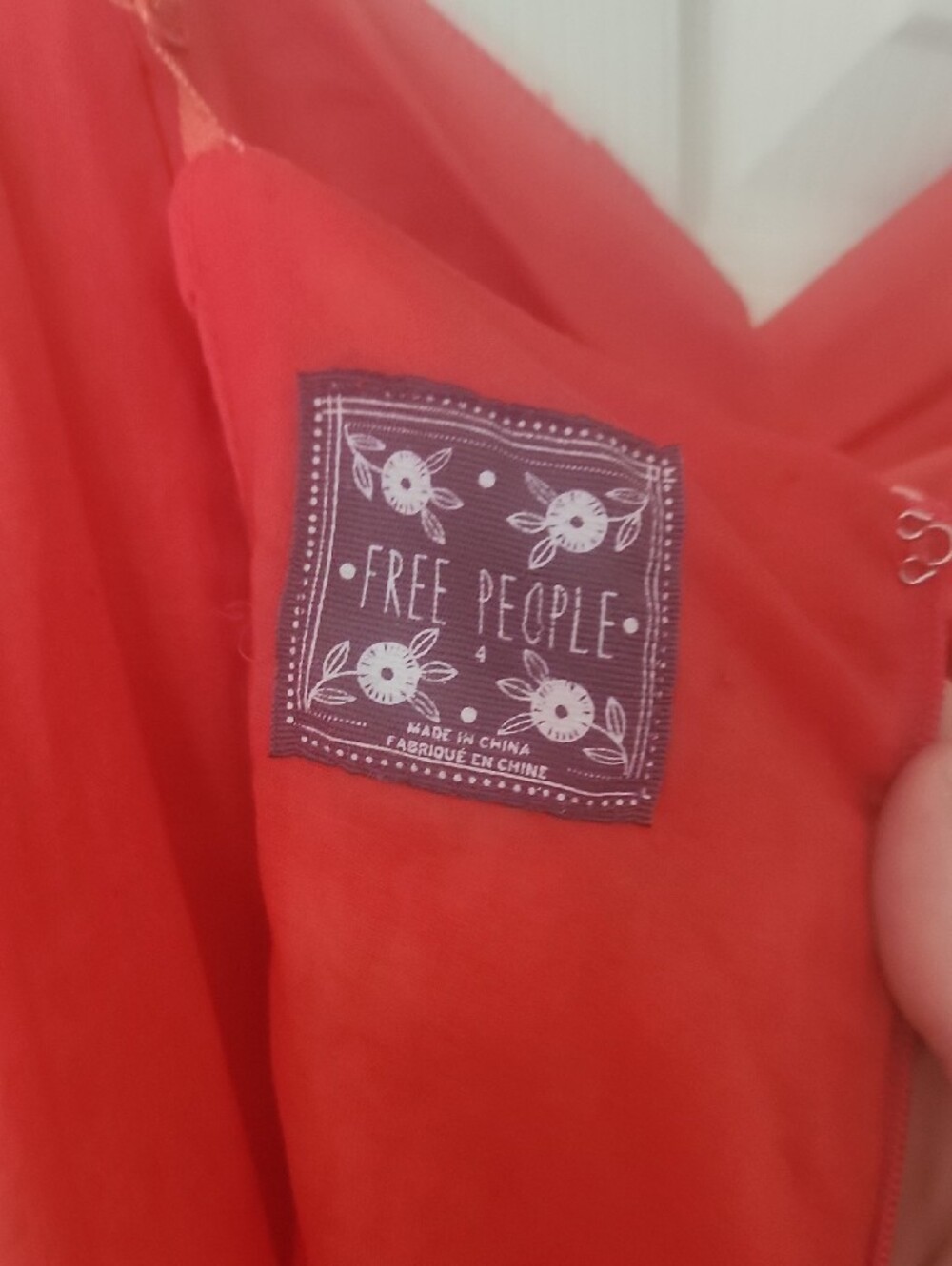 Free People Coral Spaghetti Strap Dress - Picture 3 of 3